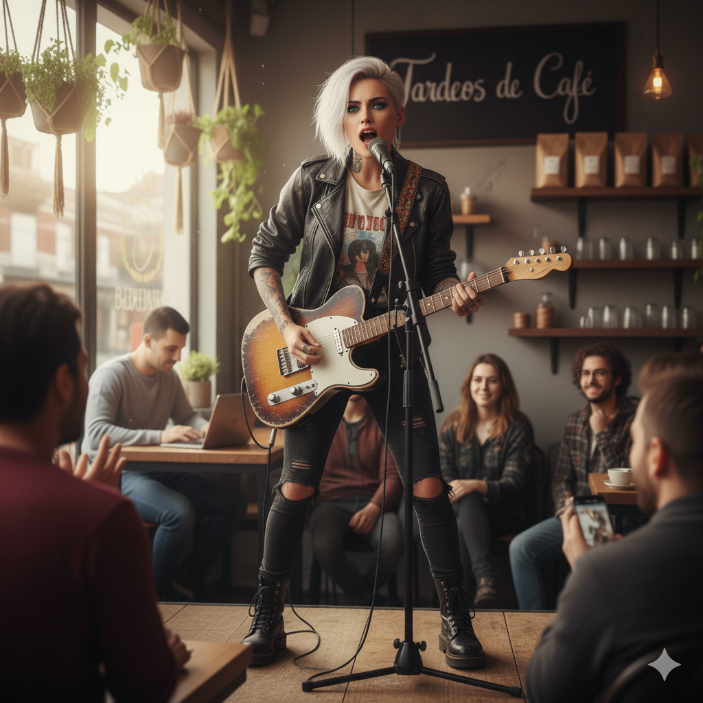 Emily Armstrong cantando